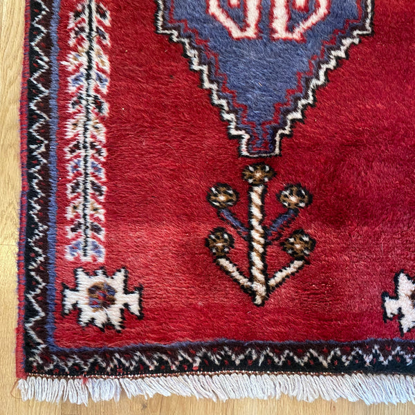 Vintage Rug, 2' 2 x 3' 9 Red