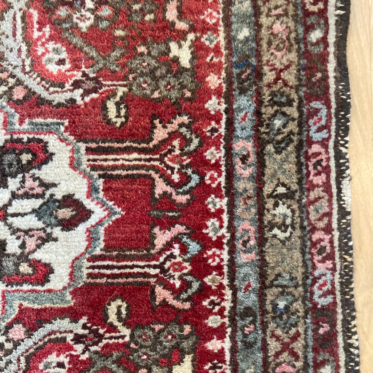 Vintage Rug, 2' 5 x 4' 2 Red