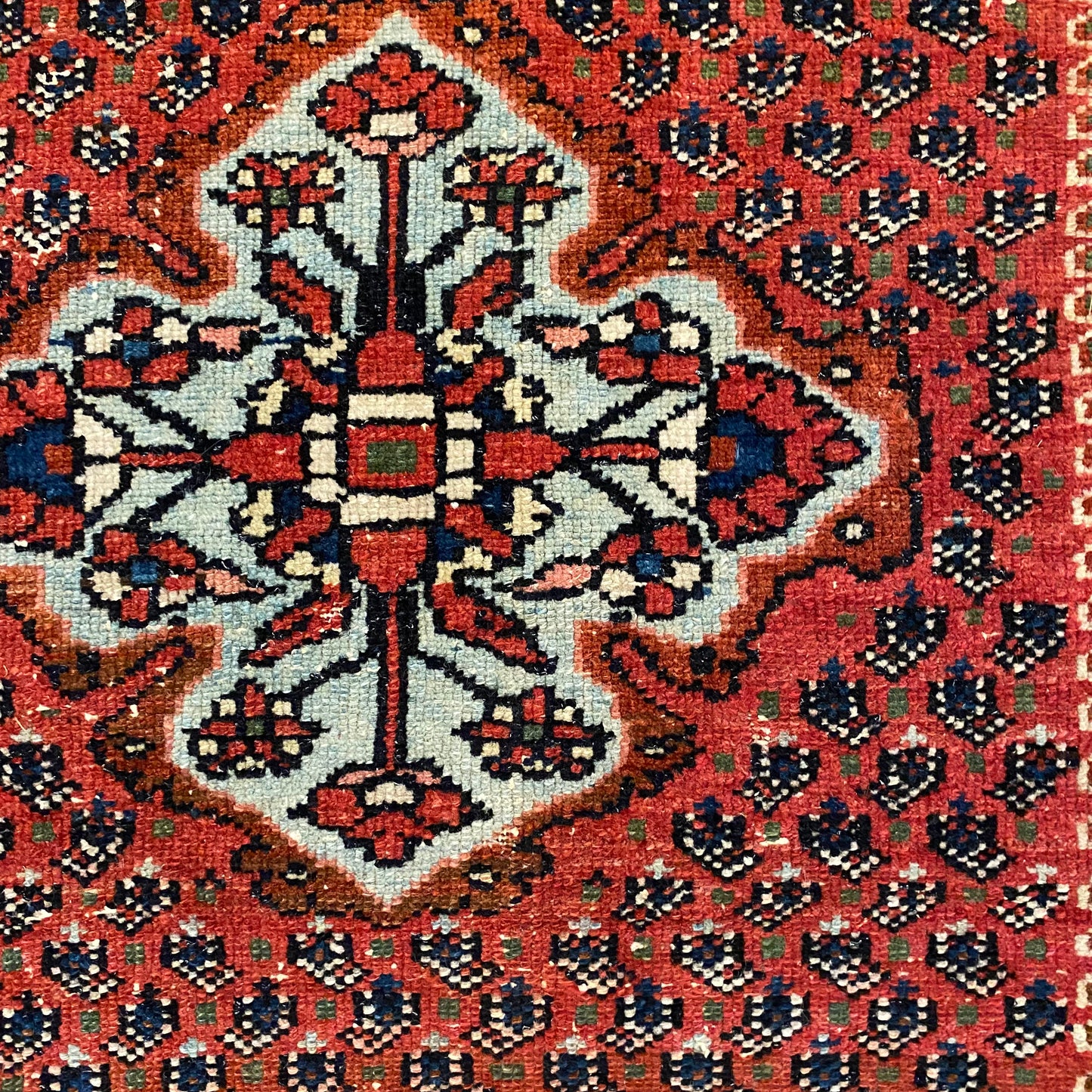 Vintage Rug, 3' 4 x 4' 10 Red