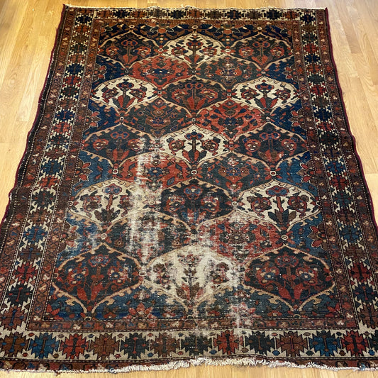 Vintage Rug, 4' 11 x 6' 4 Blue