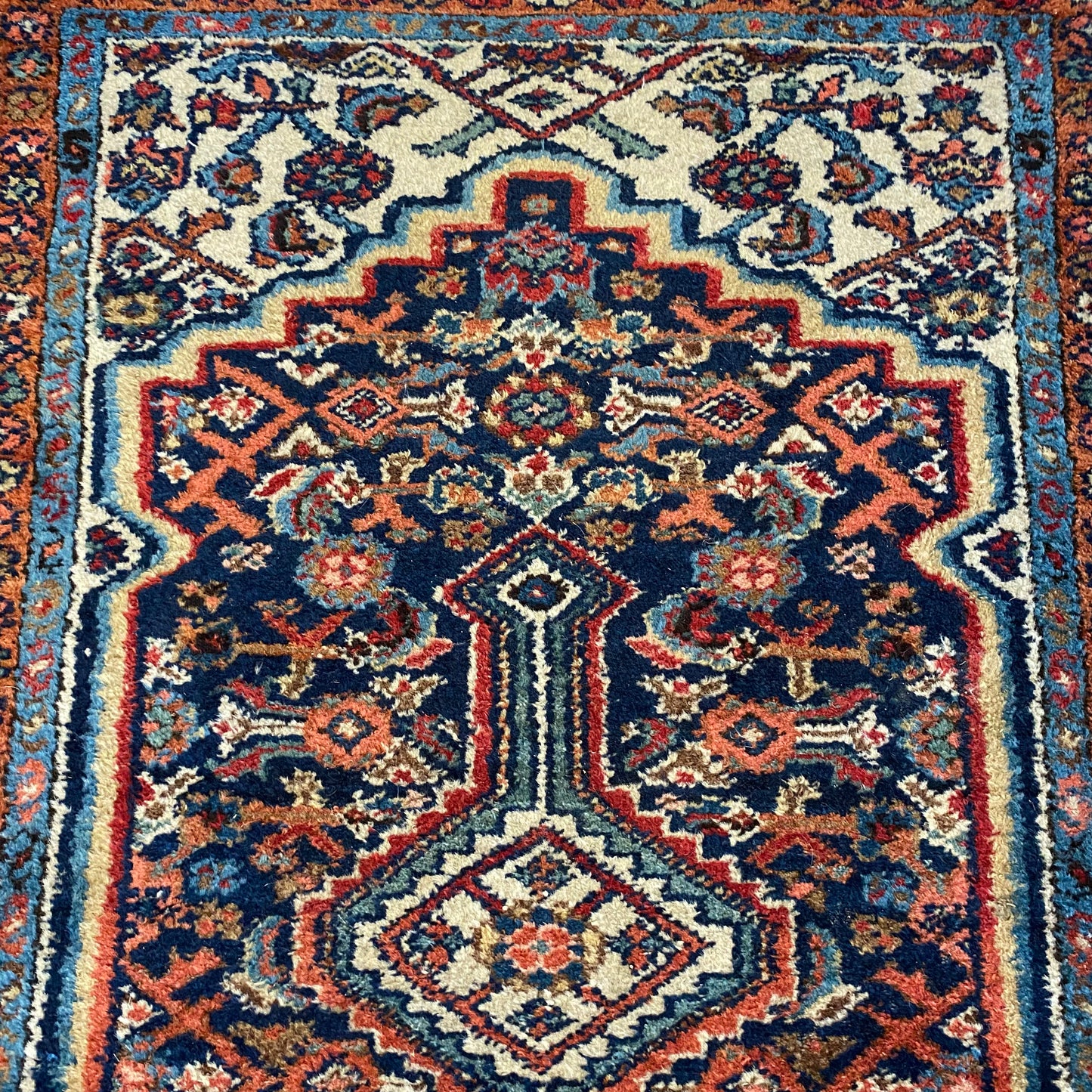 Vintage Rug, 2' 4 x 3' 8 Blue
