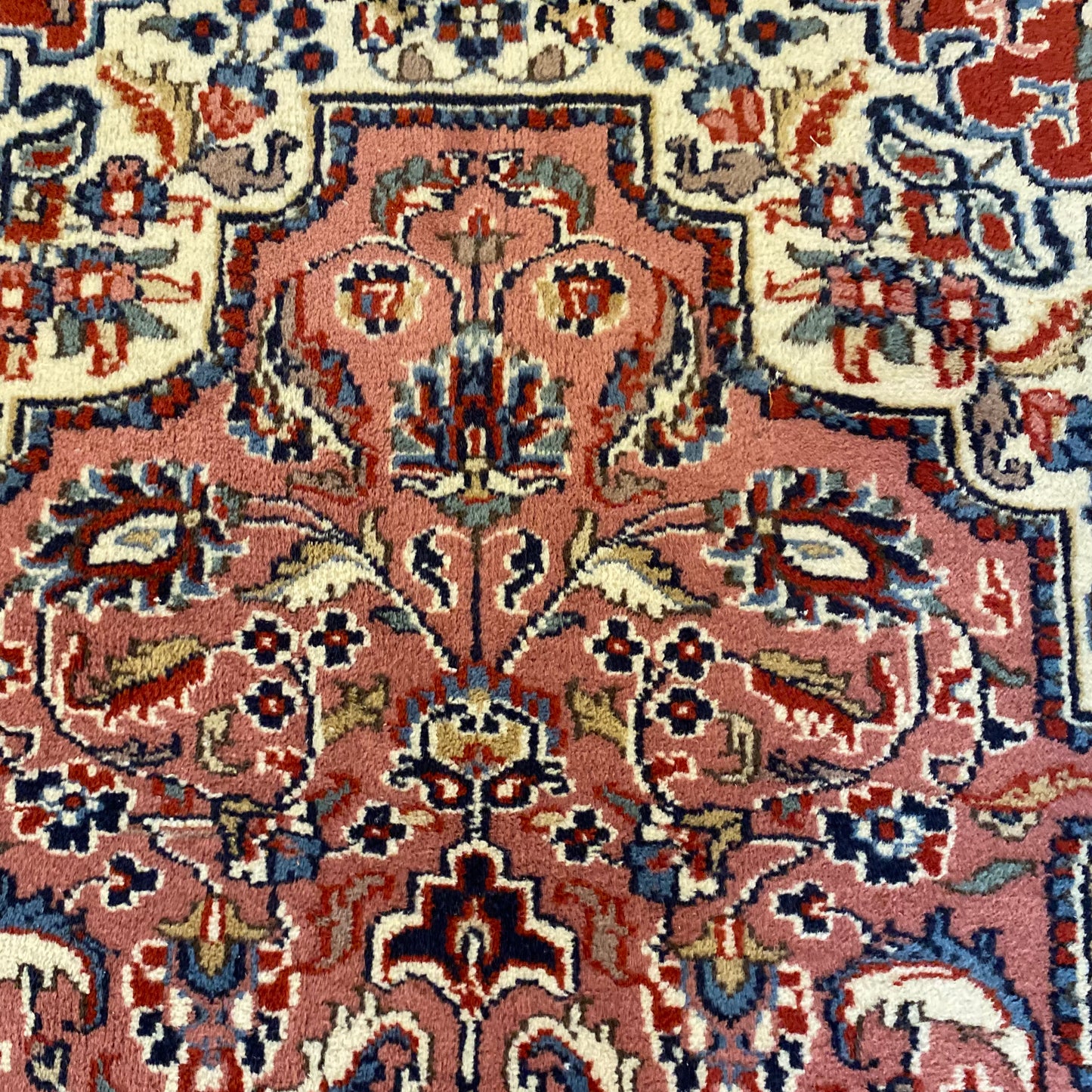 Vintage Rug, 4' 2 x 7' 3 Pink