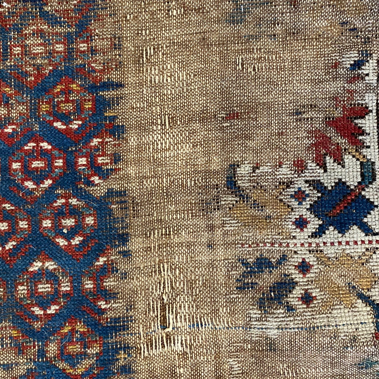 Antique Rug, 3' 6 x 5' 2 Blue