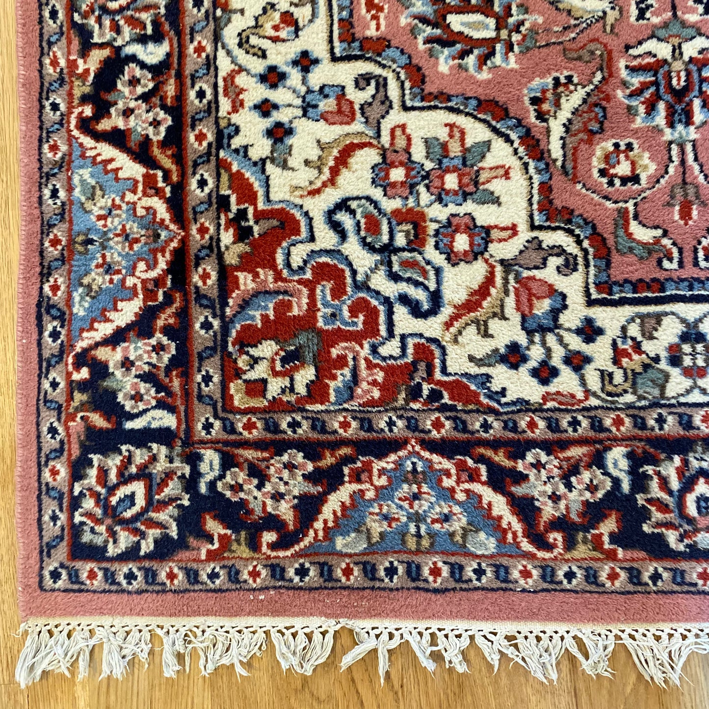 Vintage Rug, 4' 2 x 7' 3 Pink