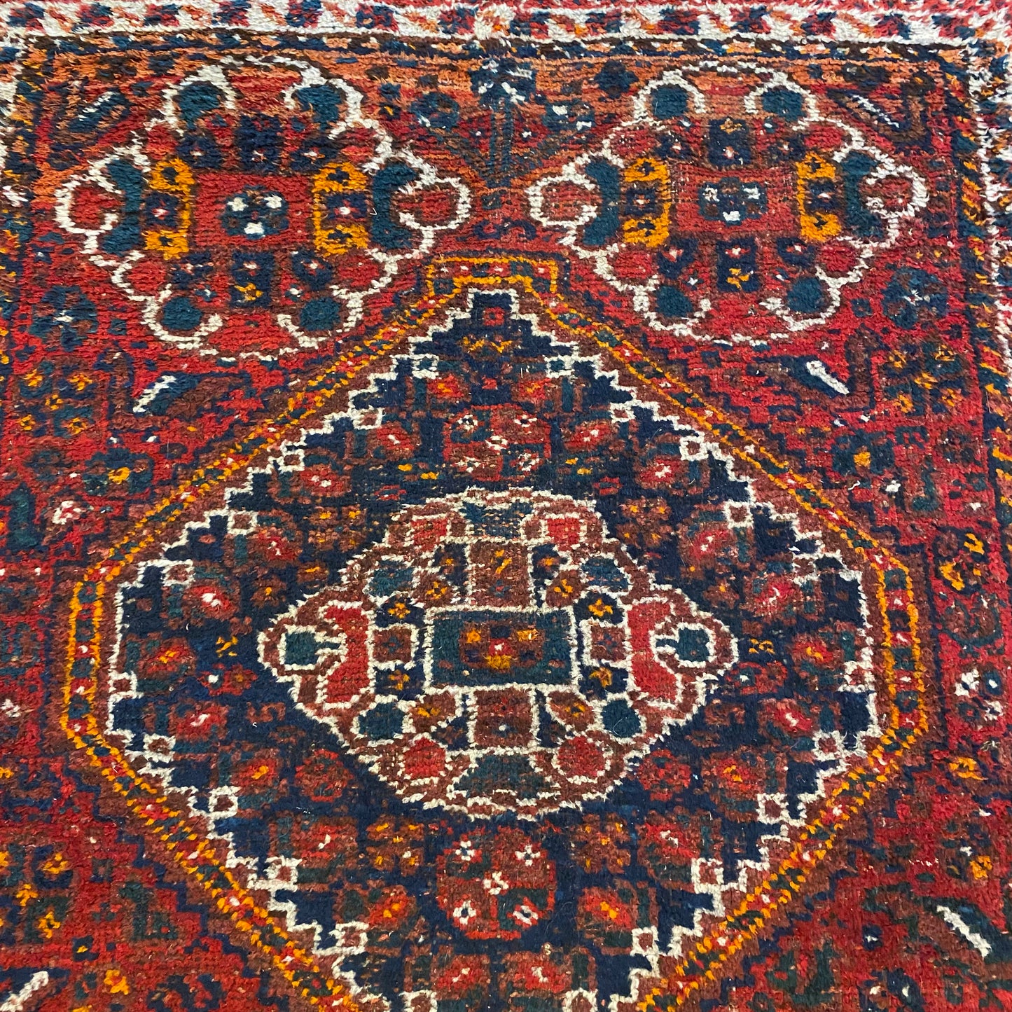 Vintage Rug, 3' 10 x 5' Red