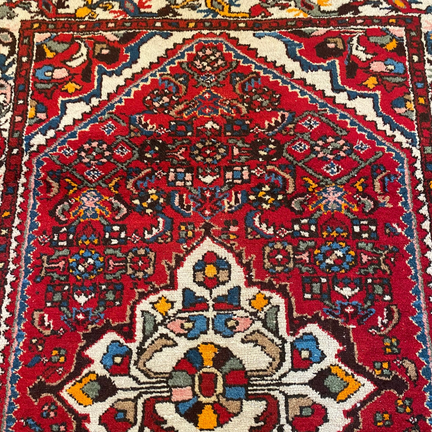 Vintage Rug, 3' 4 x 5' 5 Red
