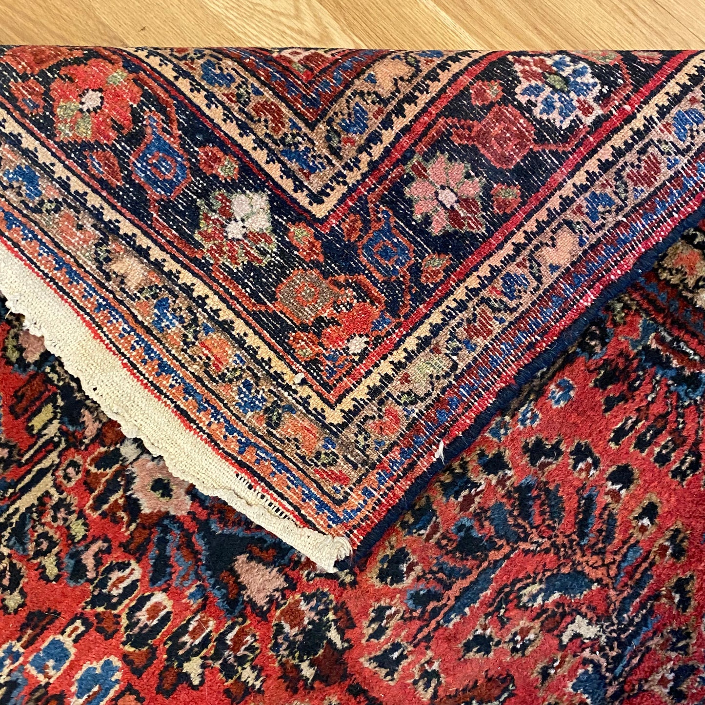 Vintage Rug, 3' 5 x 5' 2 Pink
