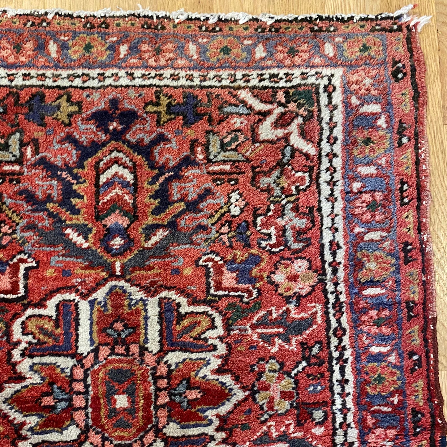Vintage Rug, 2' 1 x 2' 7 Red