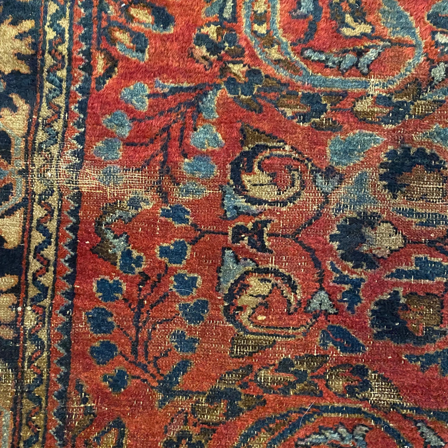 Vintage Rug, 3' 10 x 4' 10 Pink