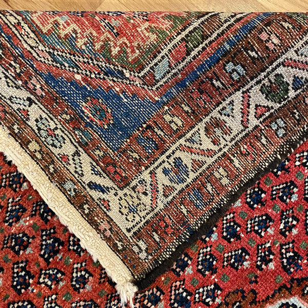 Vintage Rug, 3' 4 x 4' 10 Red