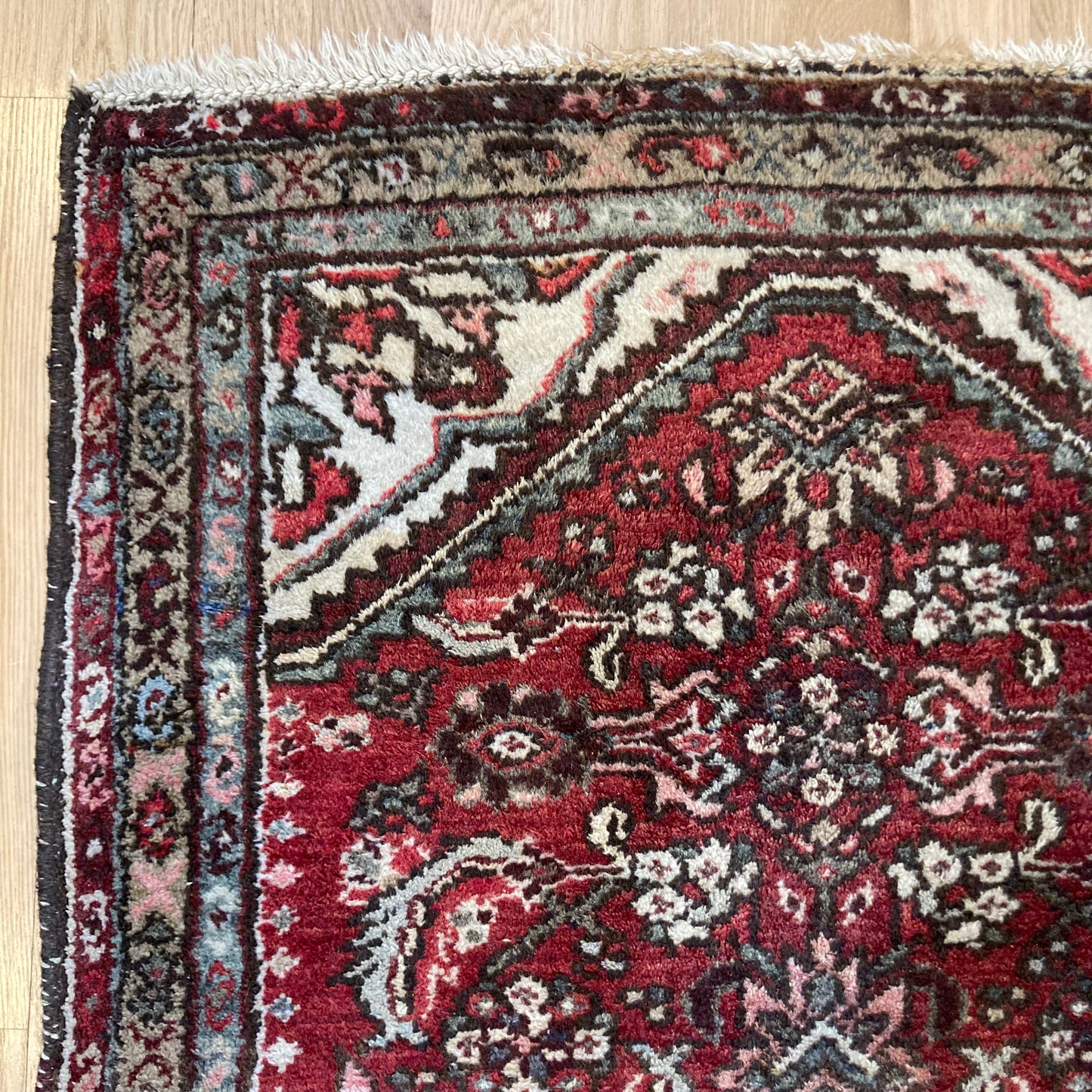 Vintage Rug, 2' 5 x 4' 2 Red