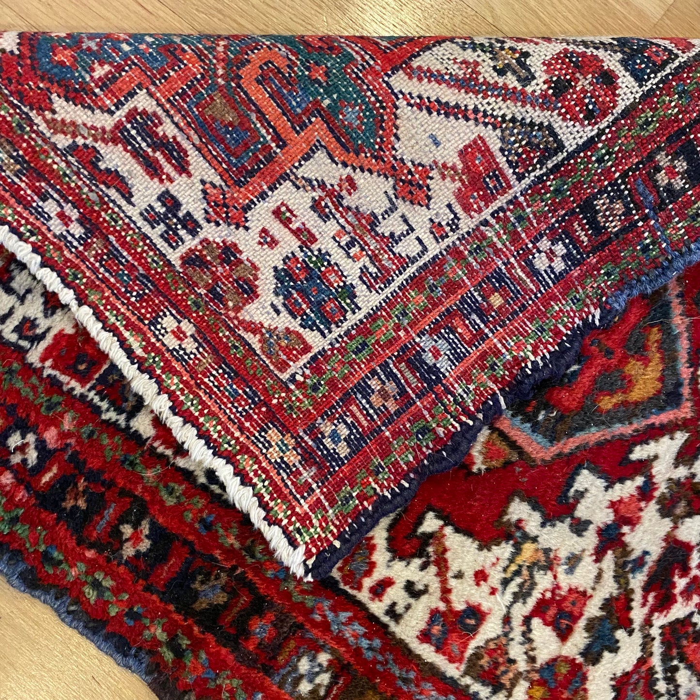 Vintage Rug, 1' 11 x 2' 11 White