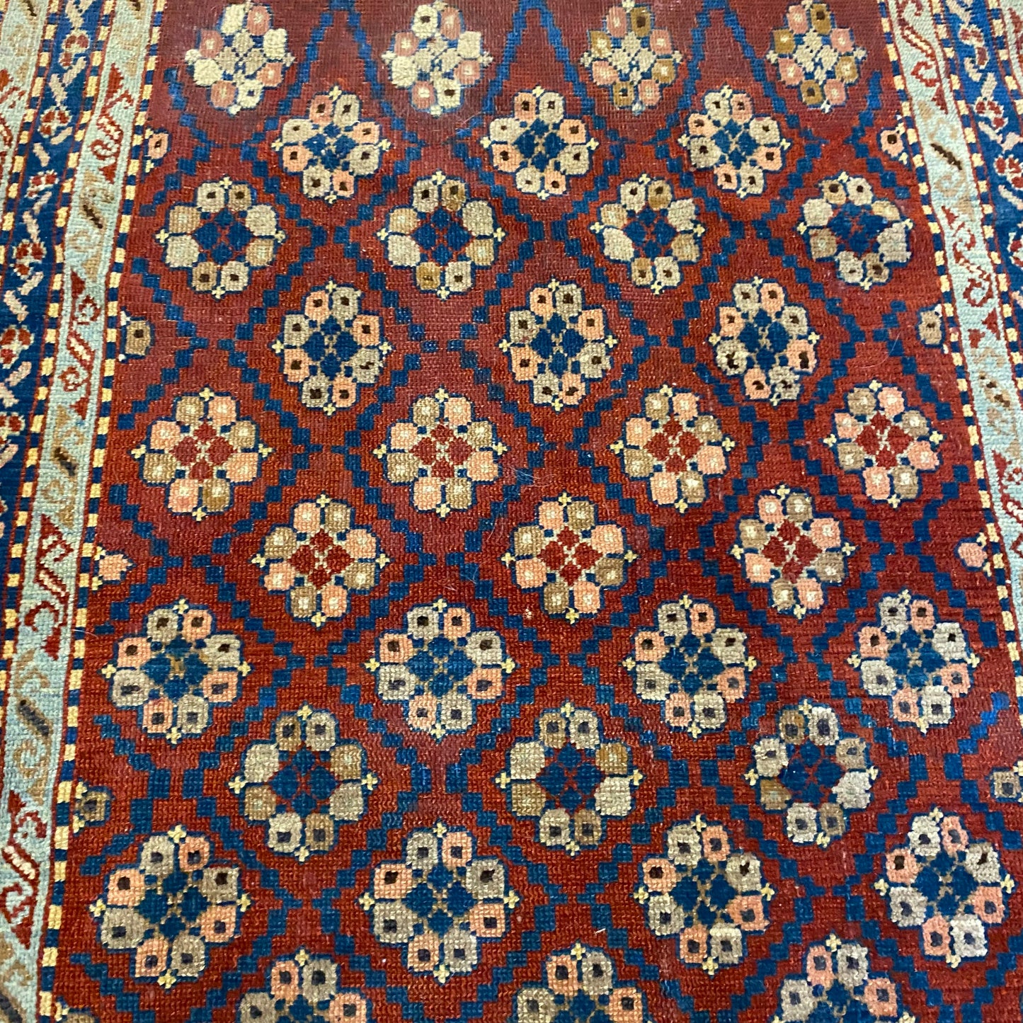 Antique Rug, 2' 11 x 4' 1 Red