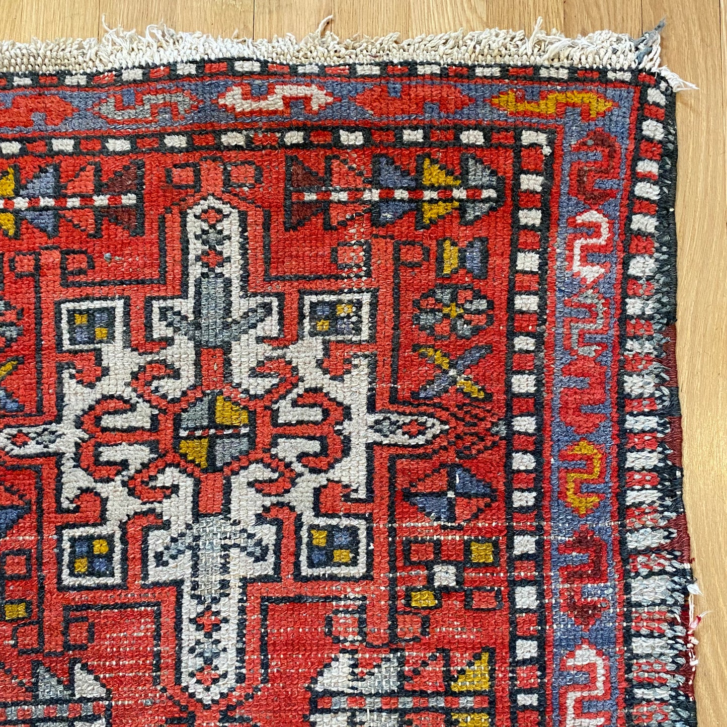 Vintage Rug, 2' 1 x 4' Red