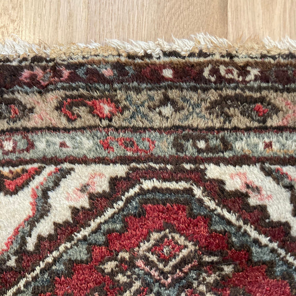 Vintage Rug, 2' 5 x 4' 2 Red