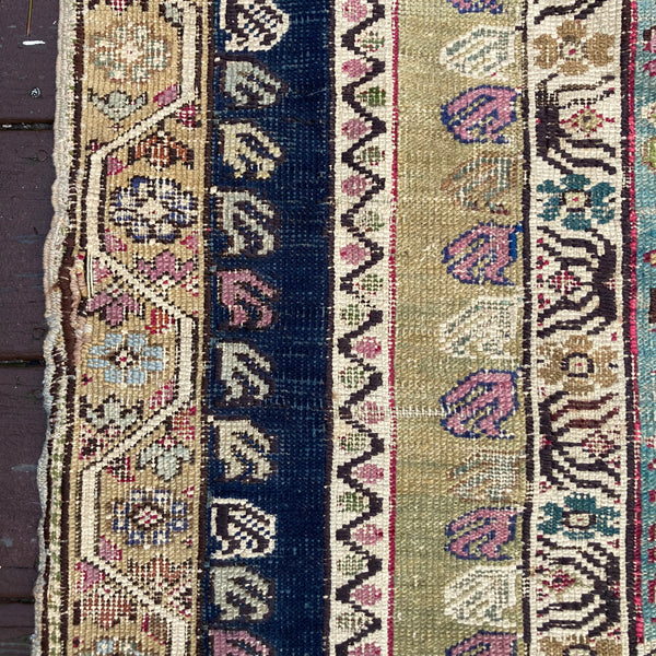 Antique Rug, 4' 6 x 8' 6 Blue