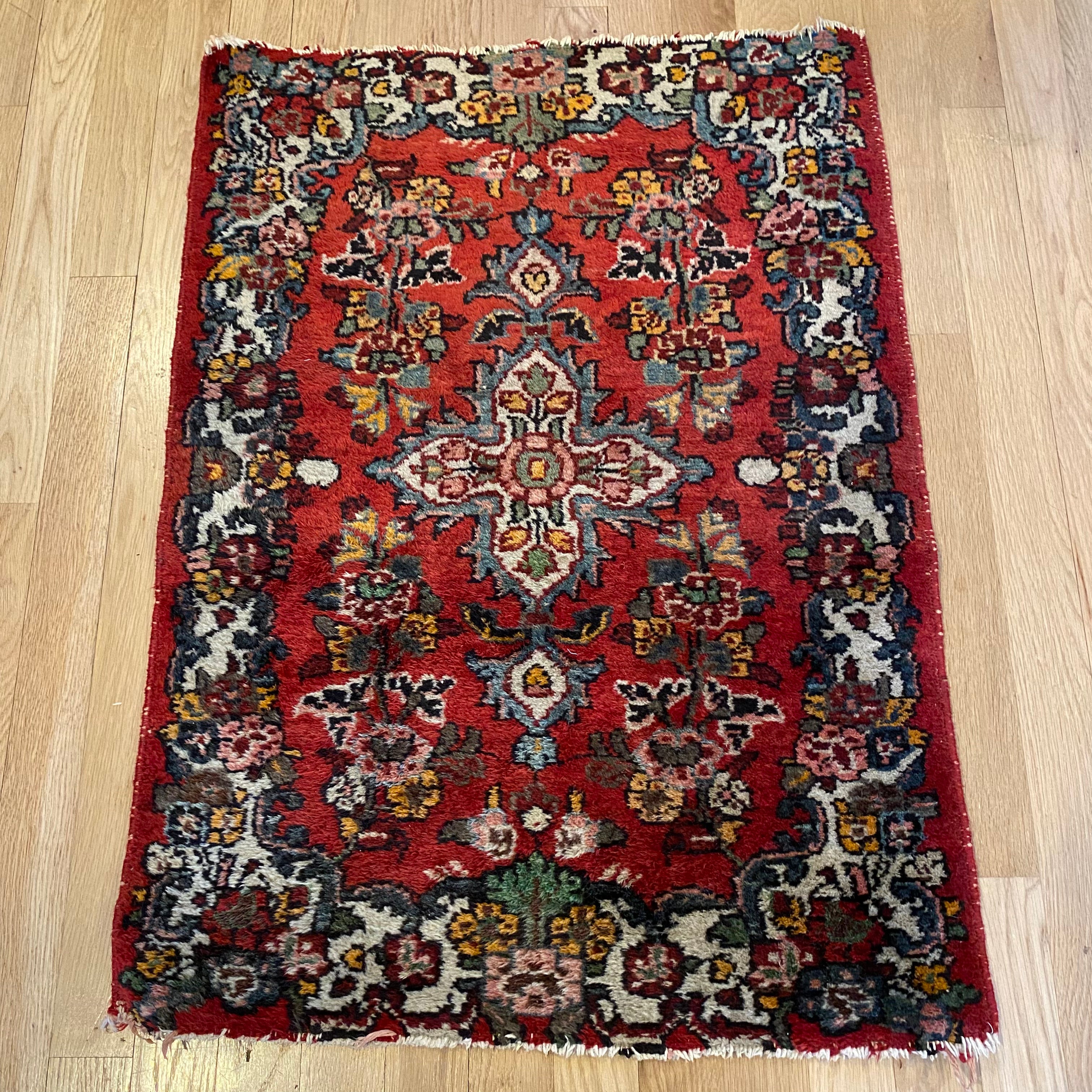 Vintage Rug, 2' x 2' 10 Red – Jessie's Oriental Rugs