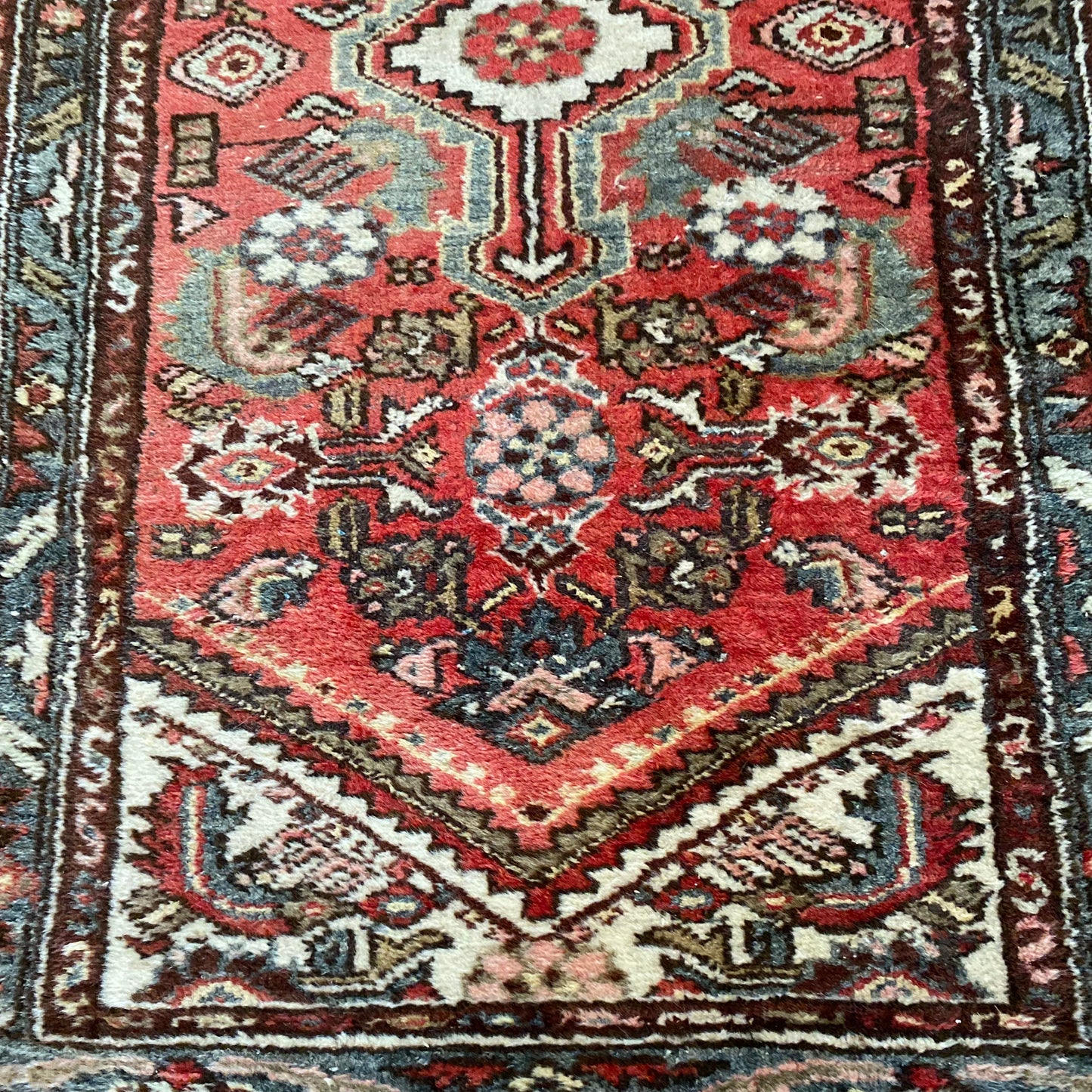 Vintage Rug, 2' 5 x 4' 1 Red