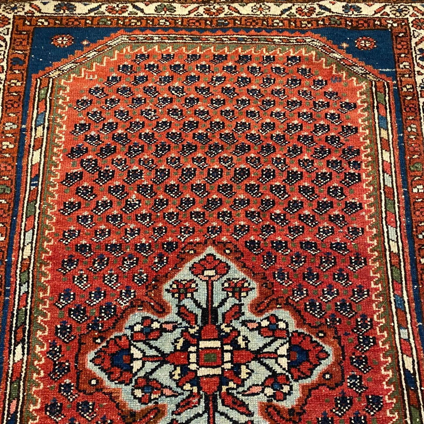 Vintage Rug, 3' 4 x 4' 10 Red