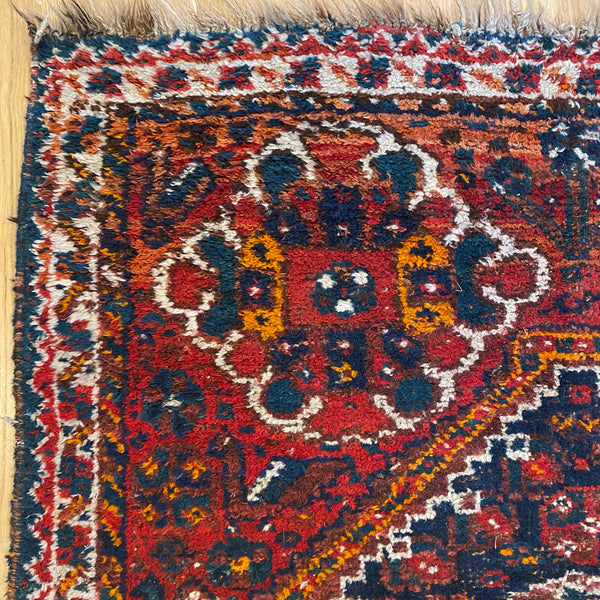 Vintage Rug, 3' 10 x 5' Red