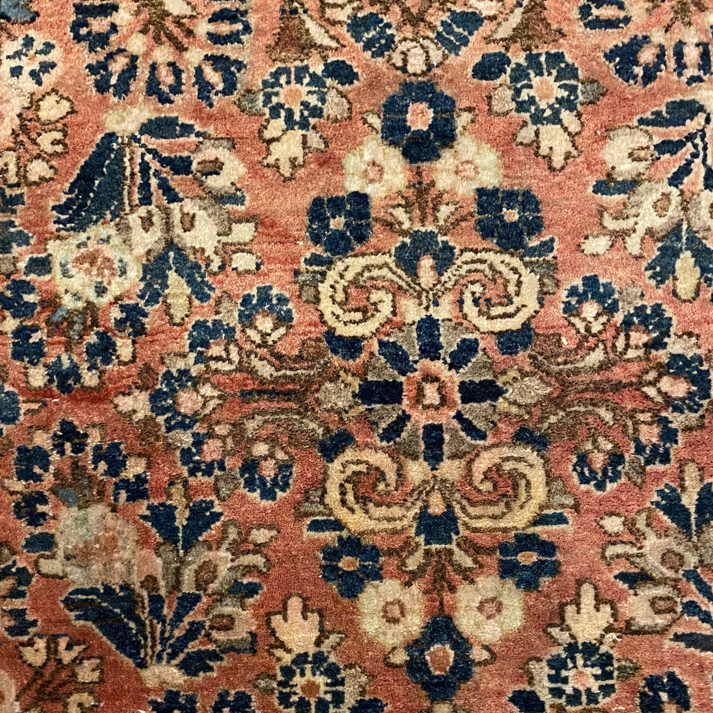 Vintage Rug, 3' 5 x 5' 5 Soft Red