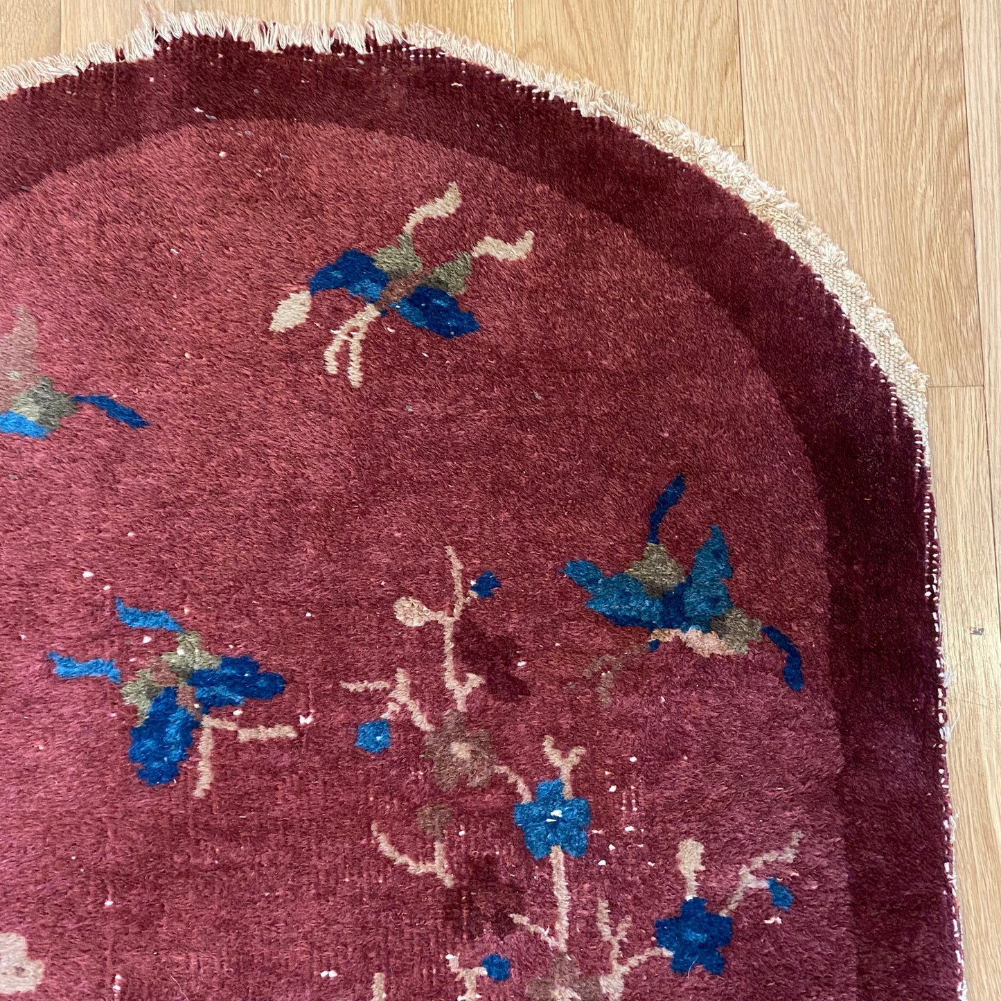 Vintage Rug, 2' x 3' 11 Magenta