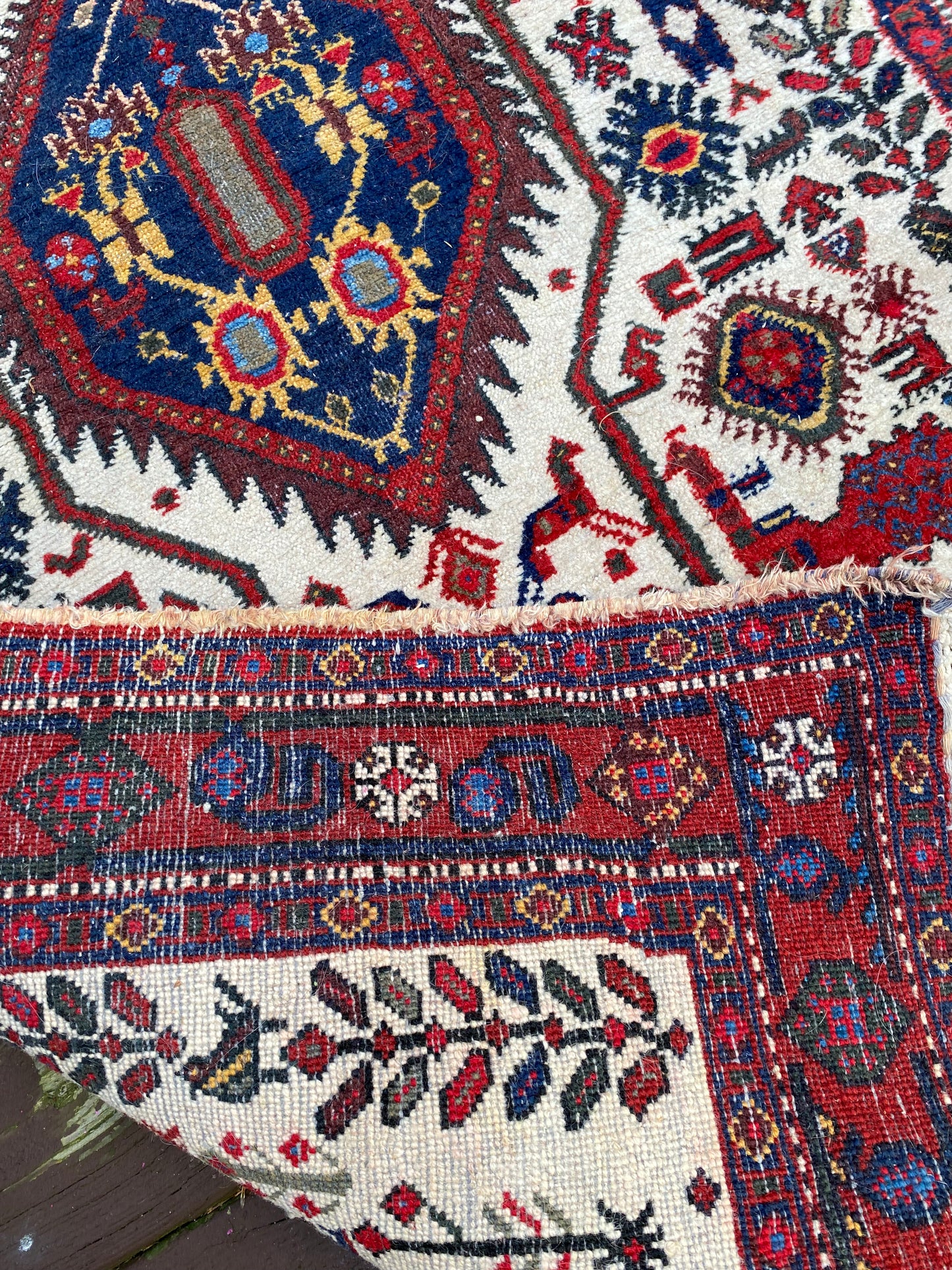 Vintage Rug, 3' x 4' 2 White - Jessie's Oriental Rugs
