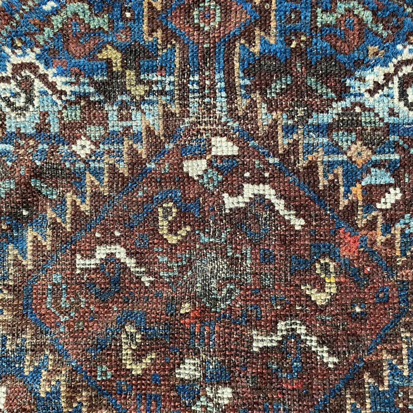 Vintage Rug, 3' 2 x 4' 7 Red Brown