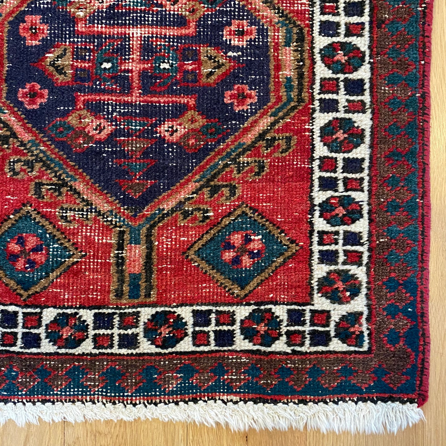 Vintage Rug, 1' 10 x 5' 1 Red