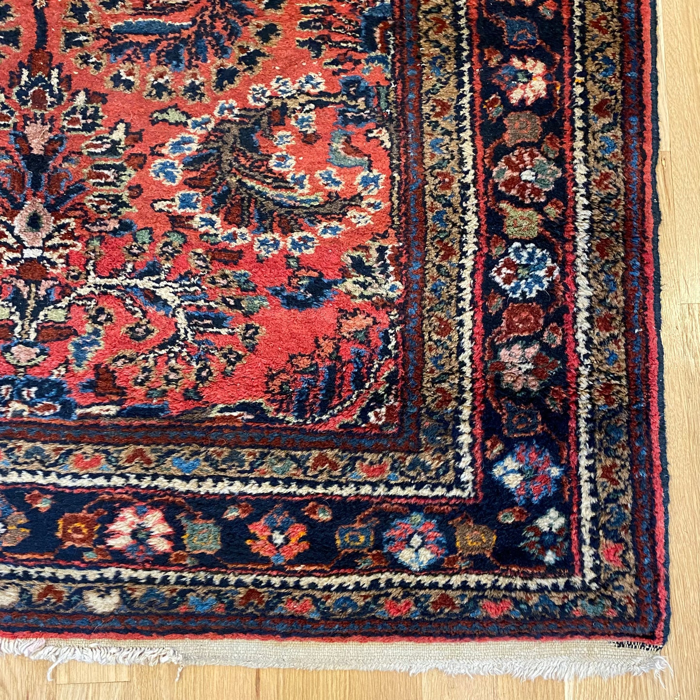 Vintage Rug, 3' 5 x 5' 2 Pink