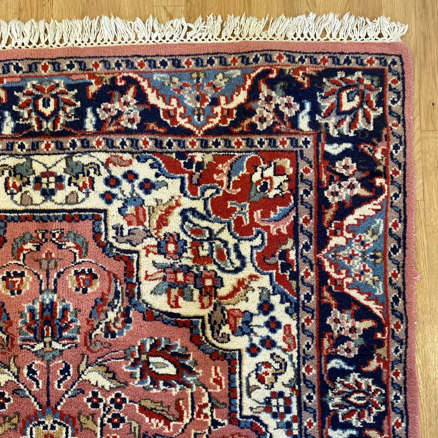 Vintage Rug, 4' 2 x 7' 3 Pink