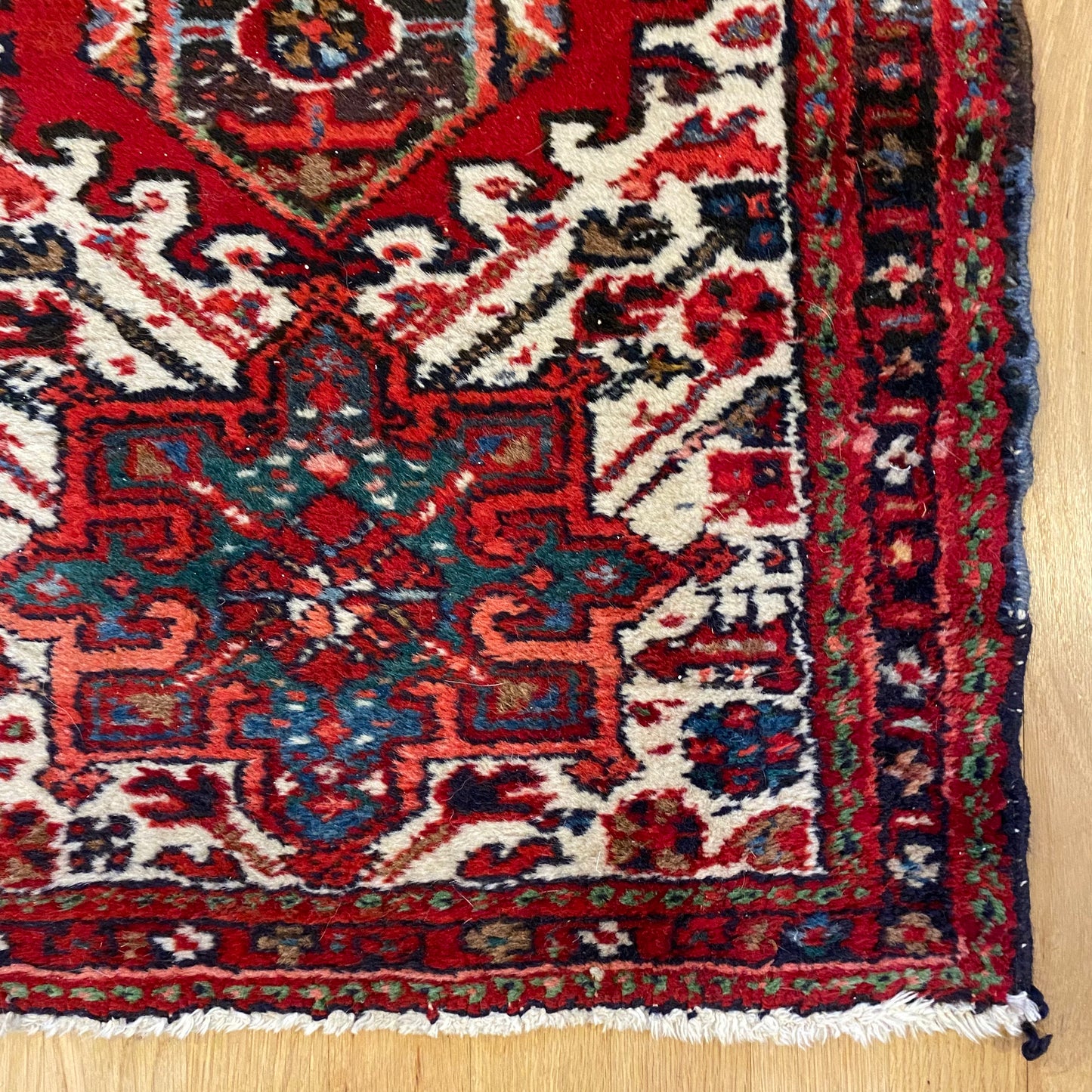Vintage Rug, 1' 11 x 2' 11 White