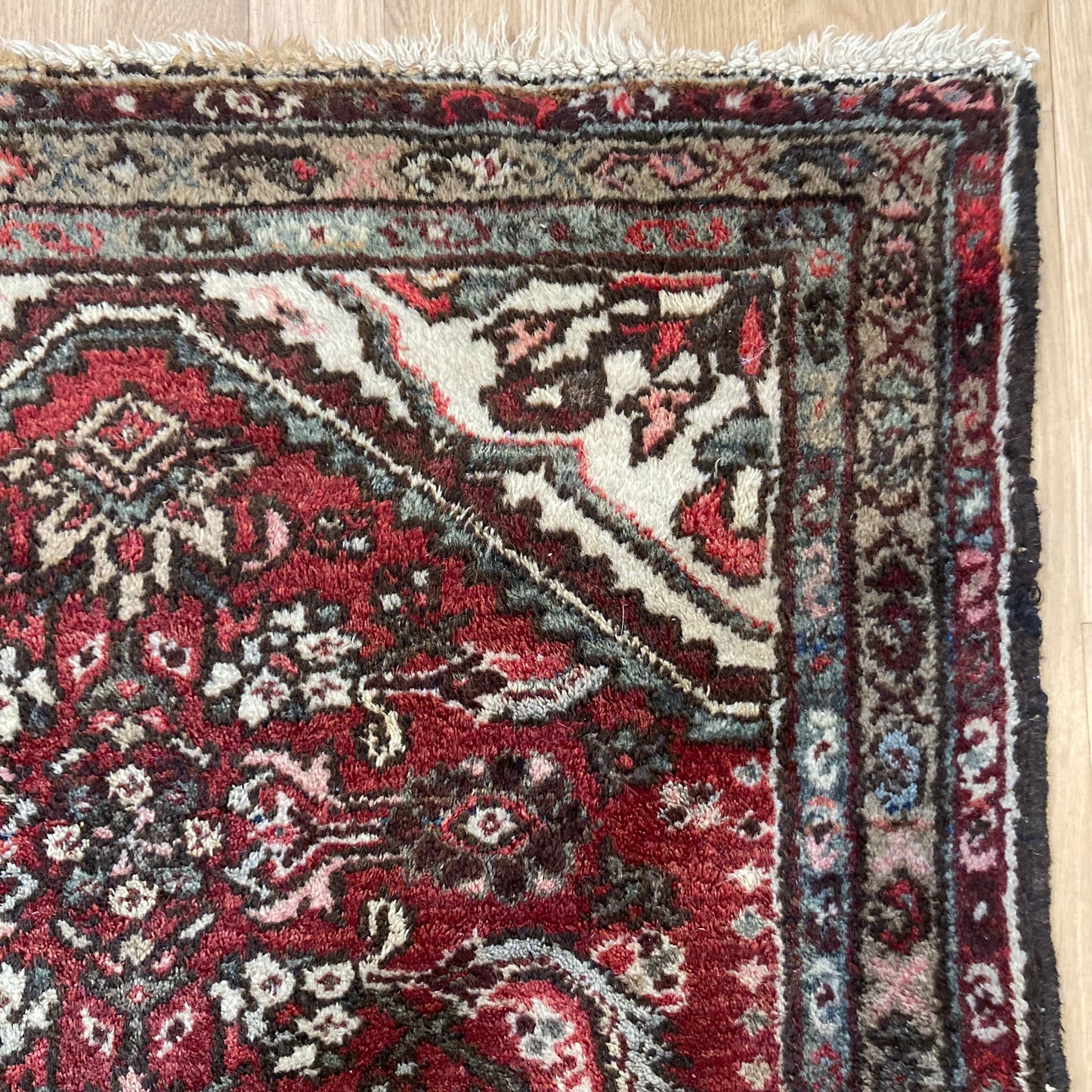 Vintage Rug, 2' 5 x 4' 2 Red