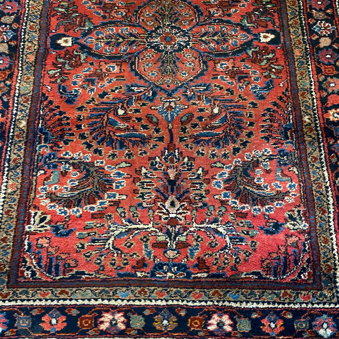 Vintage Rug, 3' 5 x 5' 2 Pink