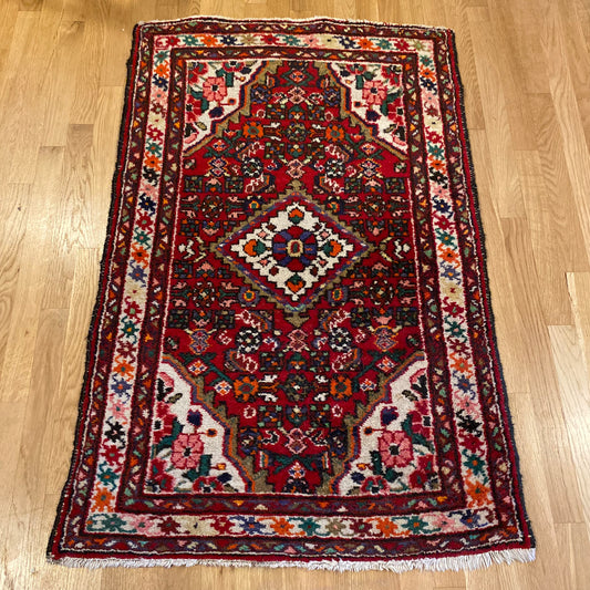 Vintage Rug, 2' 10 x 4' 2 Red