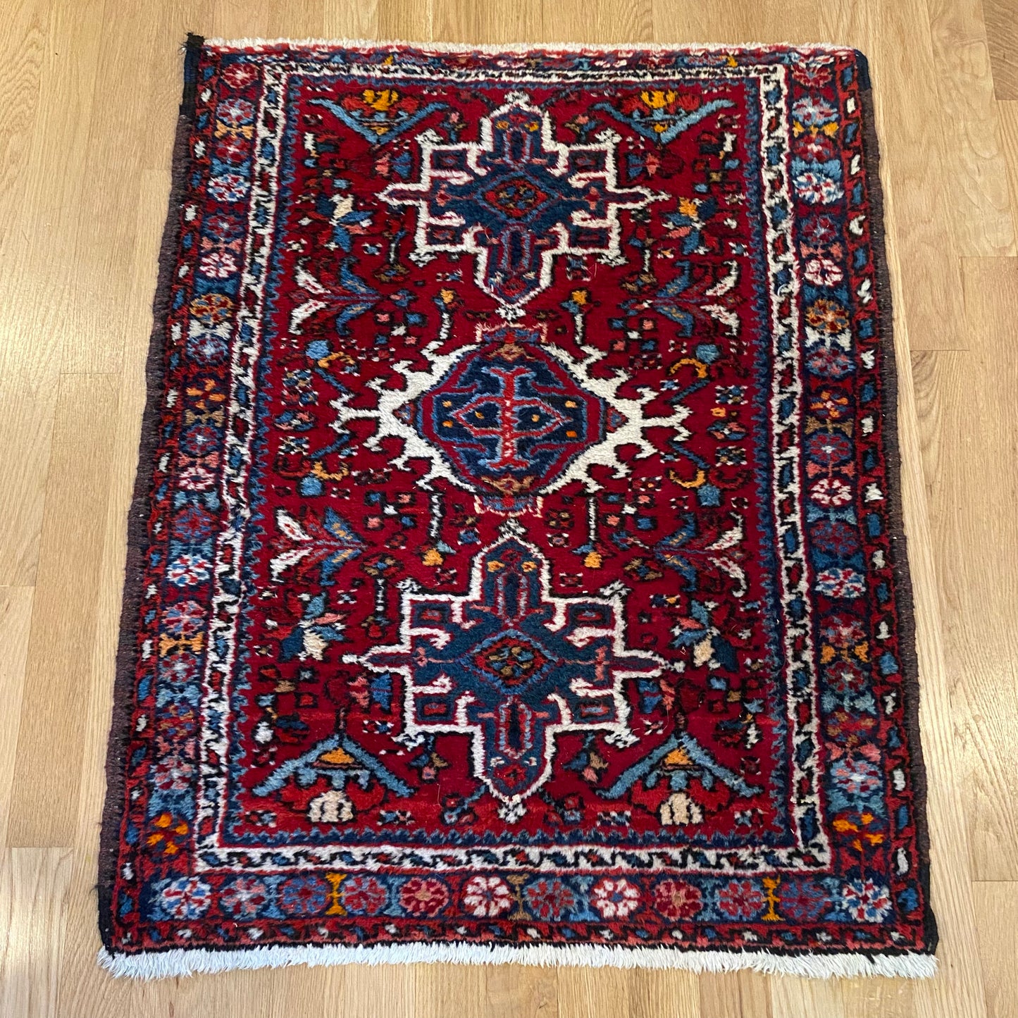 Vintage Rug, 2' 4 x 2' 11 Red