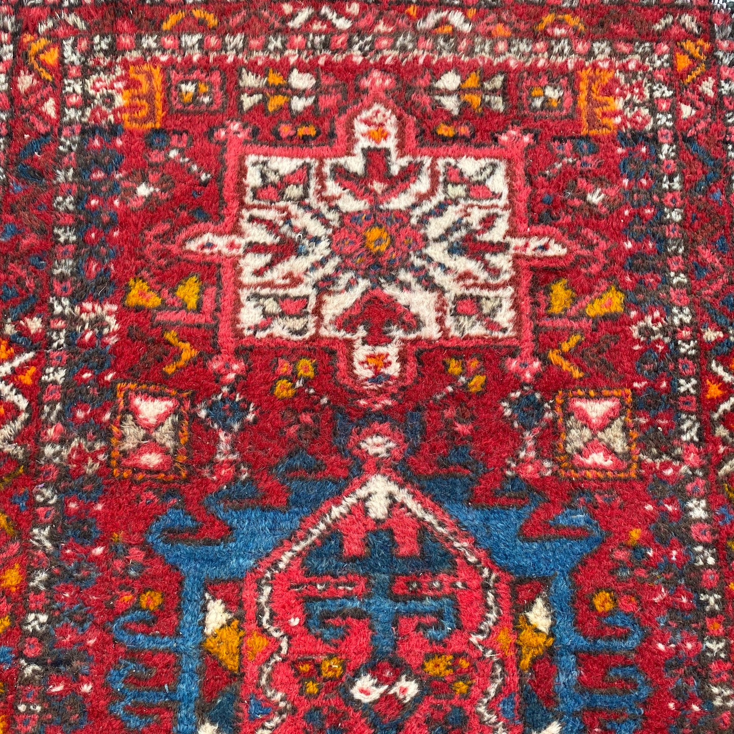 Vintage Rug, 2' 4 x 8' 11 Red