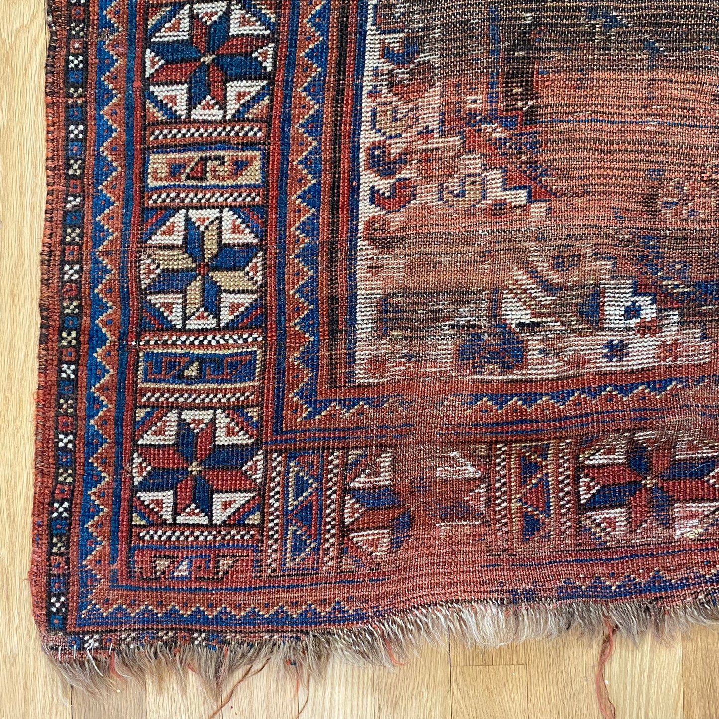 Antique Rug, 4' 8 x 5' 10 Brown