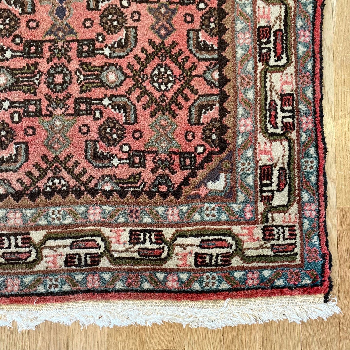 Vintage Rug, 2' 7 x 4' 3 Soft Red
