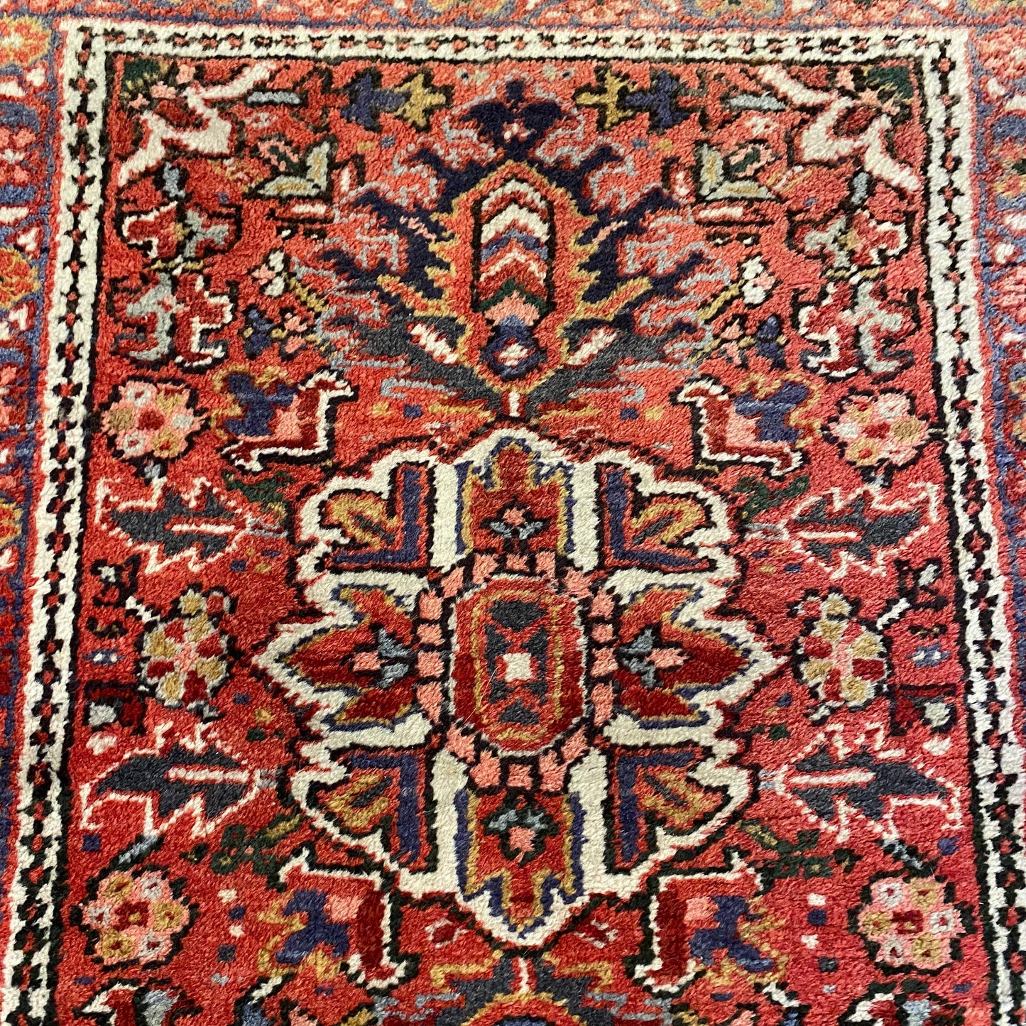 Vintage Rug, 2' 1 x 2' 7 Red
