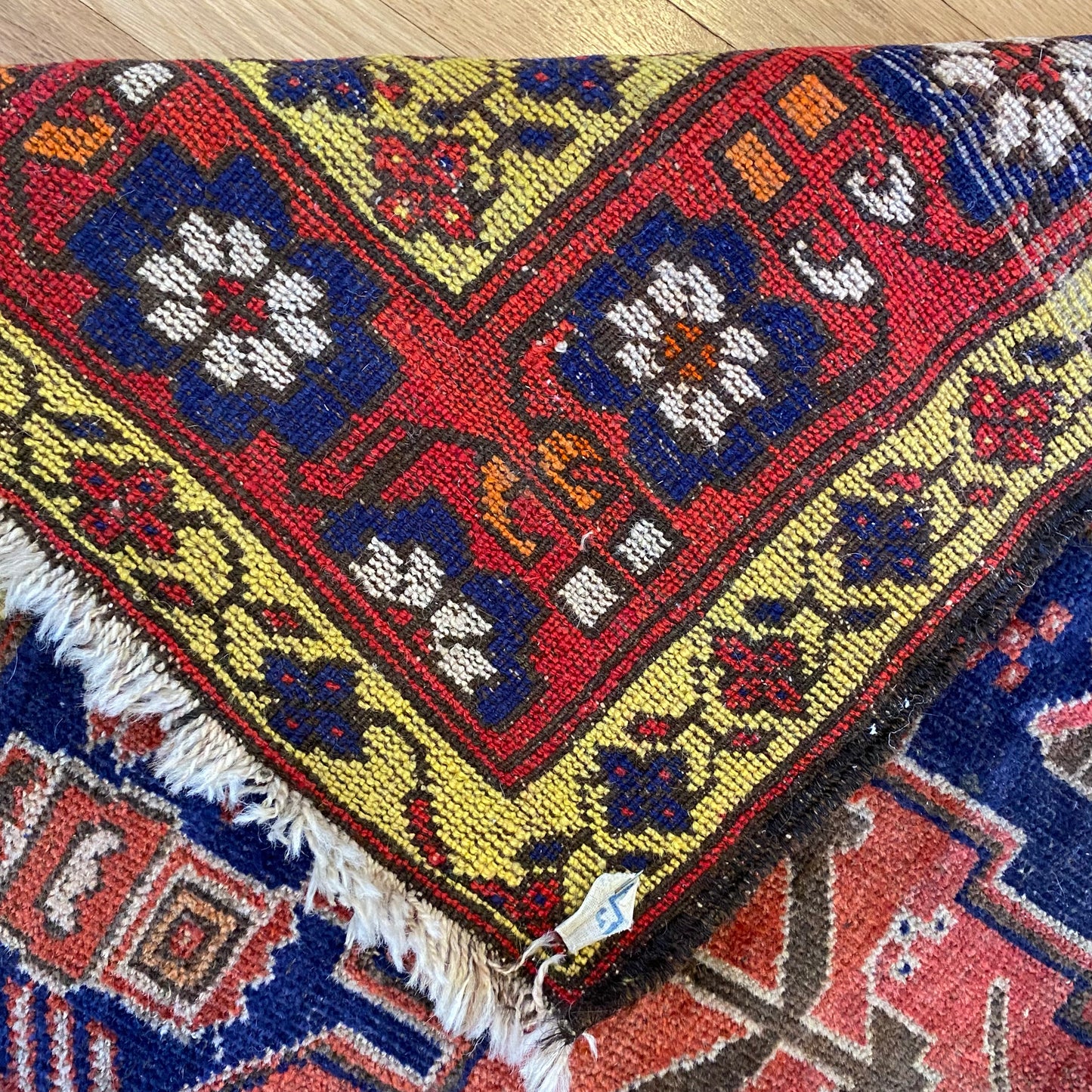 Vintage Rug, 3' 5 x 6' 6 Blue