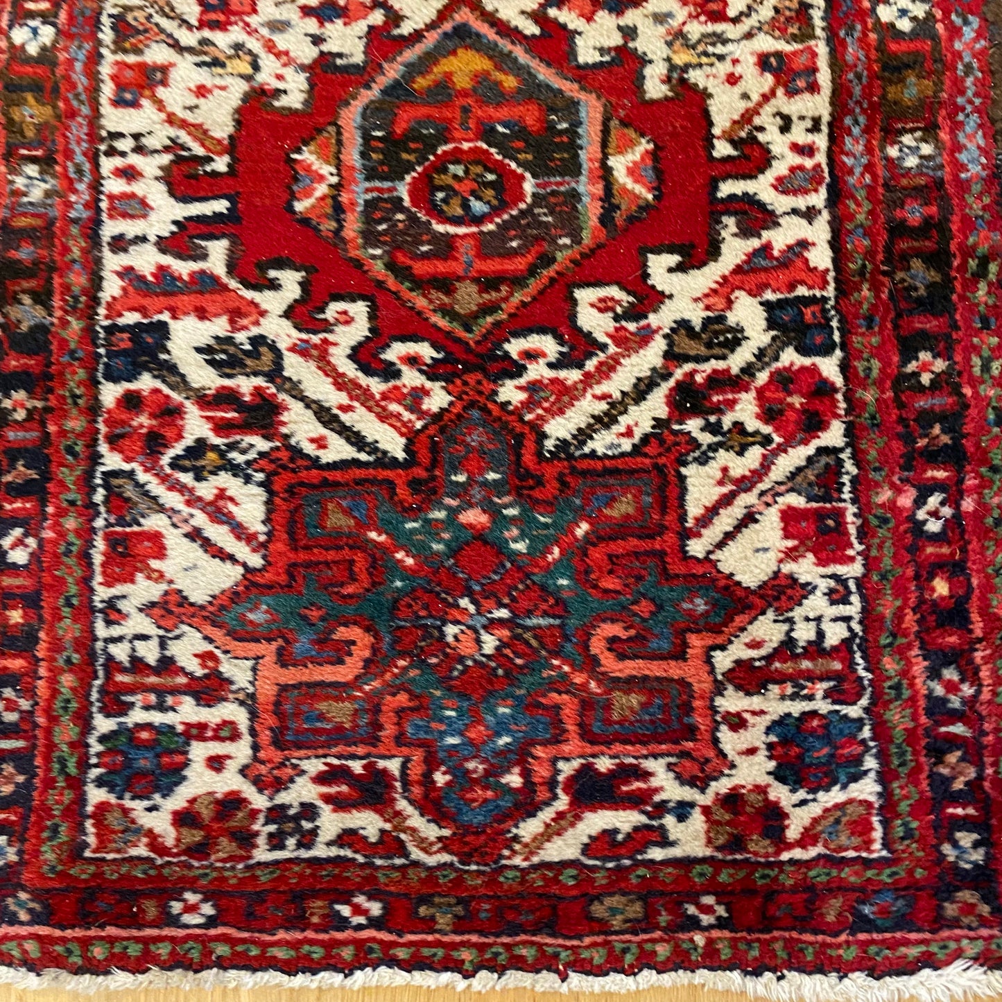 Vintage Rug, 1' 11 x 2' 11 White