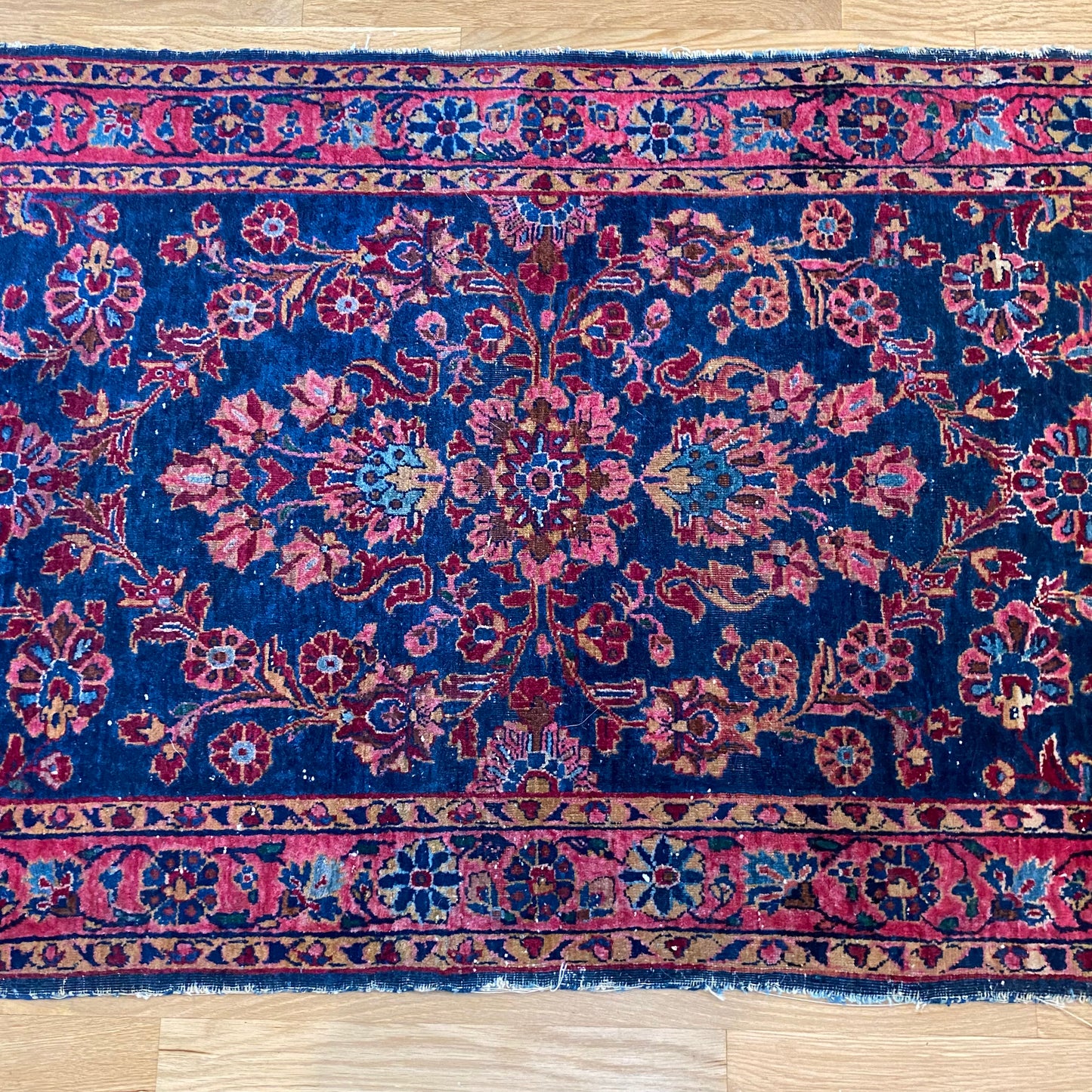 Vintage Rug, 2' 7 x 5' 7 Blue