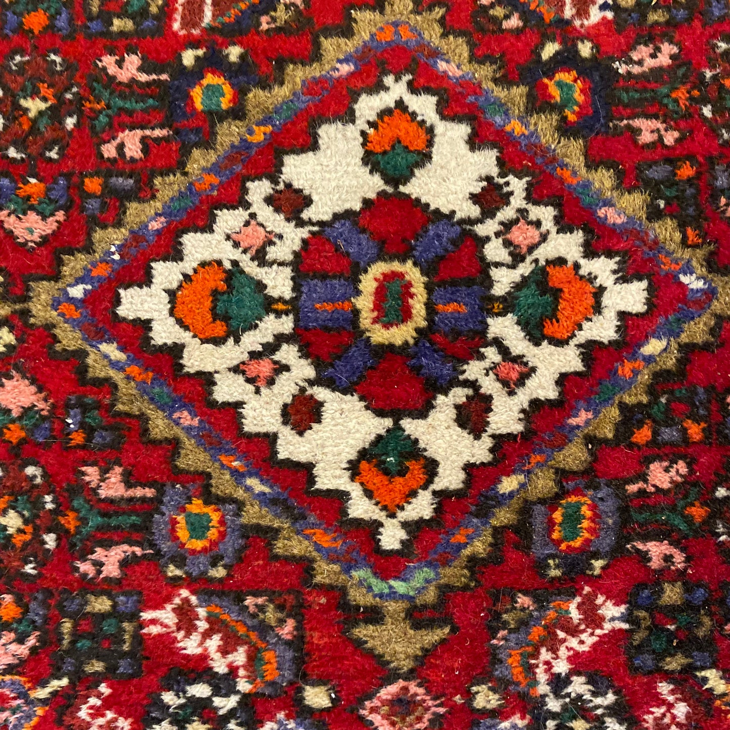 Vintage Rug, 2' 10 x 4' 2 Red