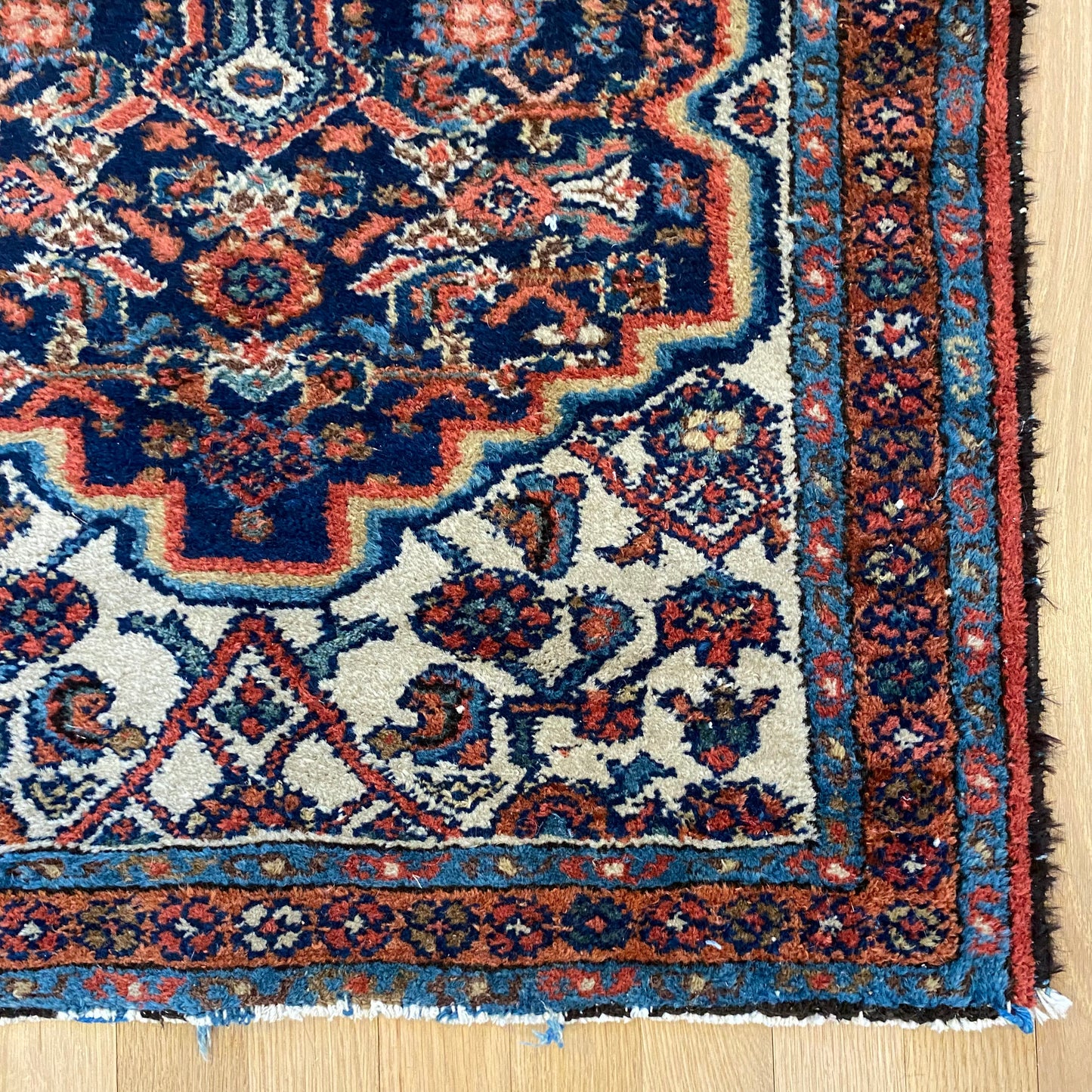Vintage Rug, 2' 4 x 3' 8 Blue