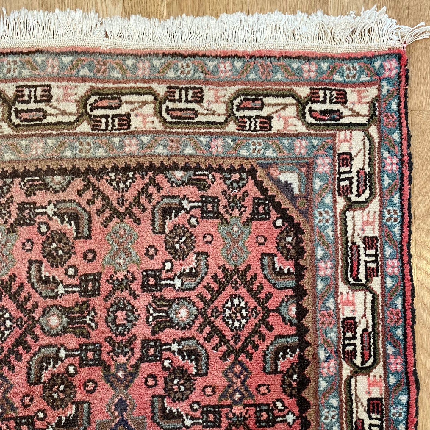 Vintage Rug, 2' 7 x 4' 3 Soft Red