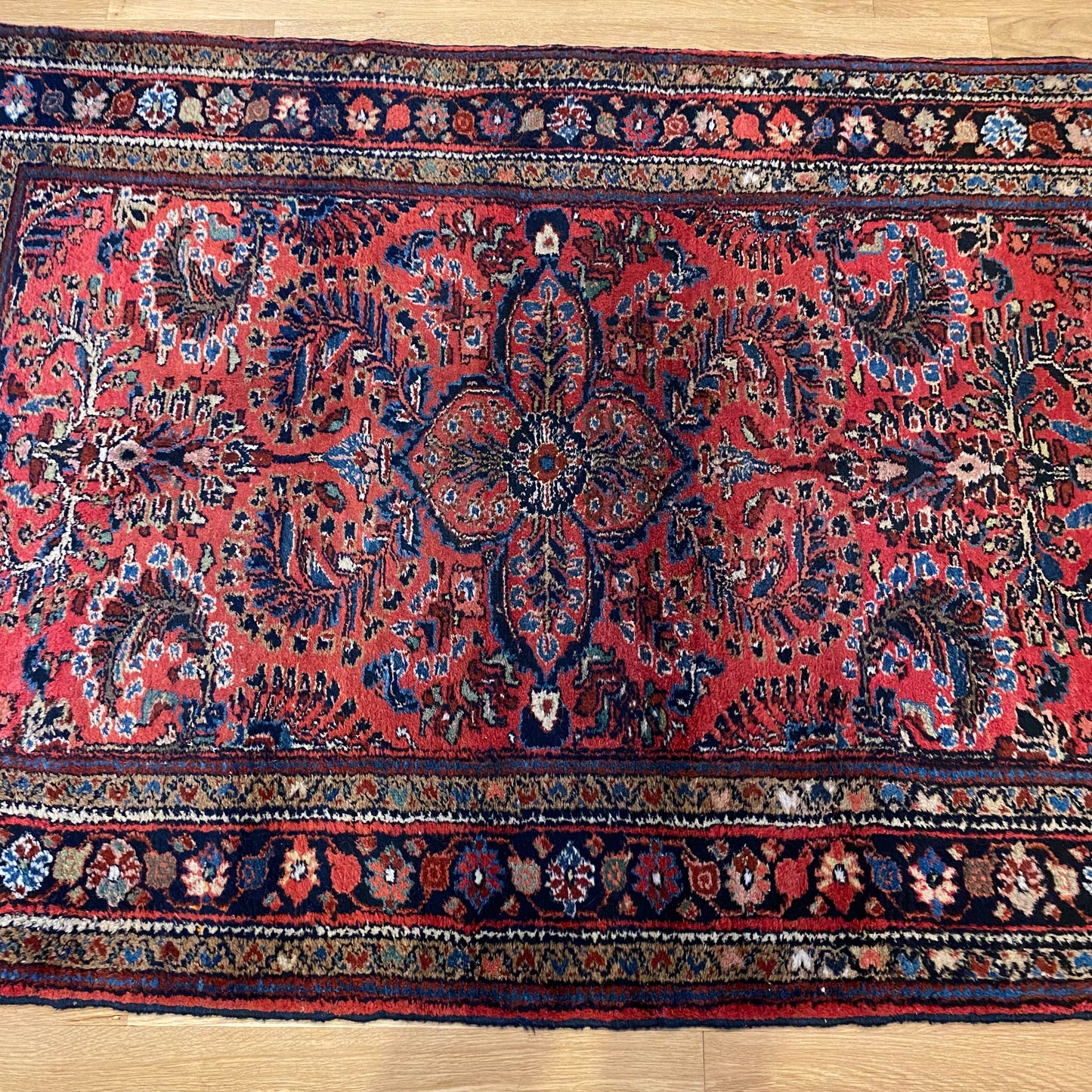 Vintage Rug, 3' 5 x 5' 2 Pink