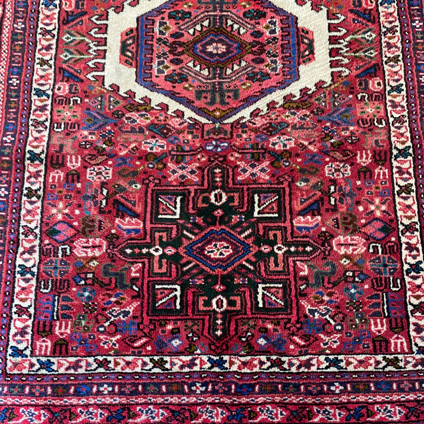 Vintage Rug, 3' 7 x 5' 2 Red