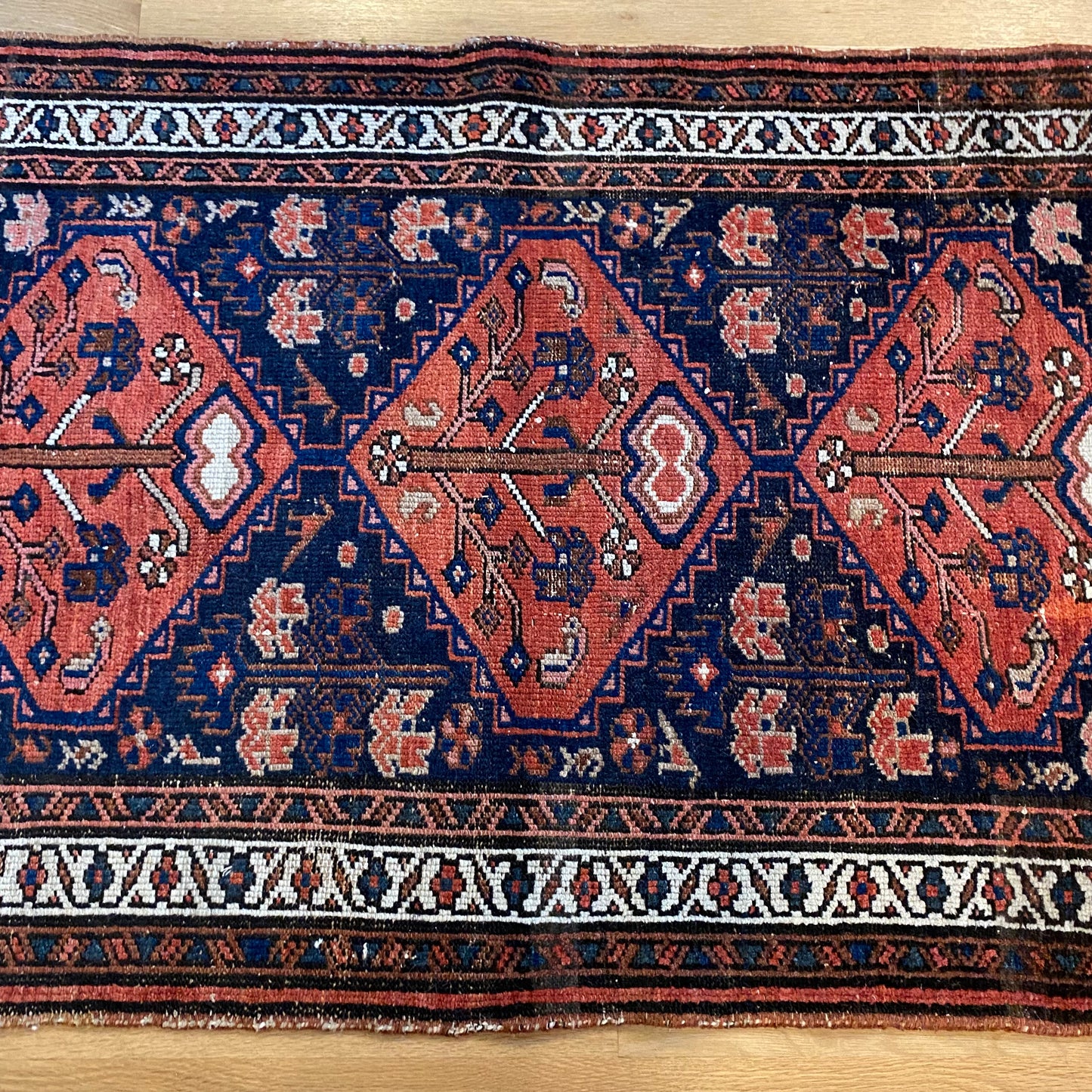 Vintage Rug, 2' 5 x 4' 1 Blue