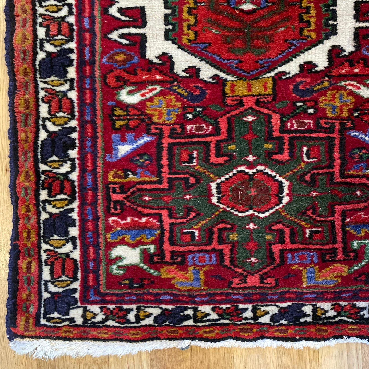 Vintage Rug, 2' 3 x 3' 1 Red